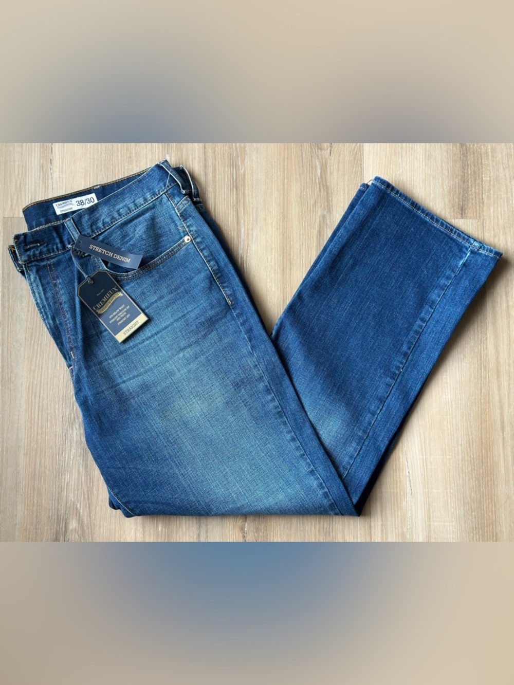 Daniel Cremieux Men's Medium Blue Straight Jeans